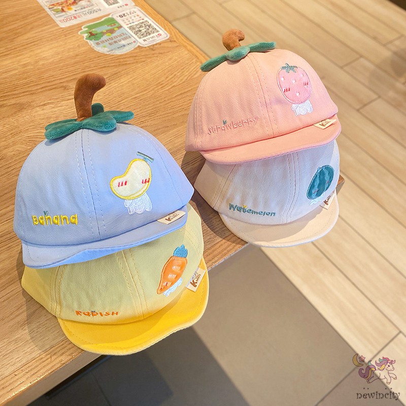 Mũ Lưỡi Trai In Hình Trái Cây Xinh Xắn Cho Bé