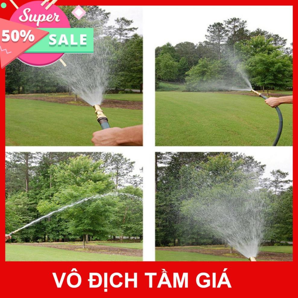 Đầu vòi tăng áp (loại xịn), nâng cao áp mini phun nước rửa xe, tưới cây tăng áp đa năng làm từ đồng