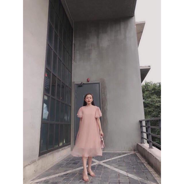 Váy bầu suông thời trang thiết kế dự tiệc công sở Loại 1