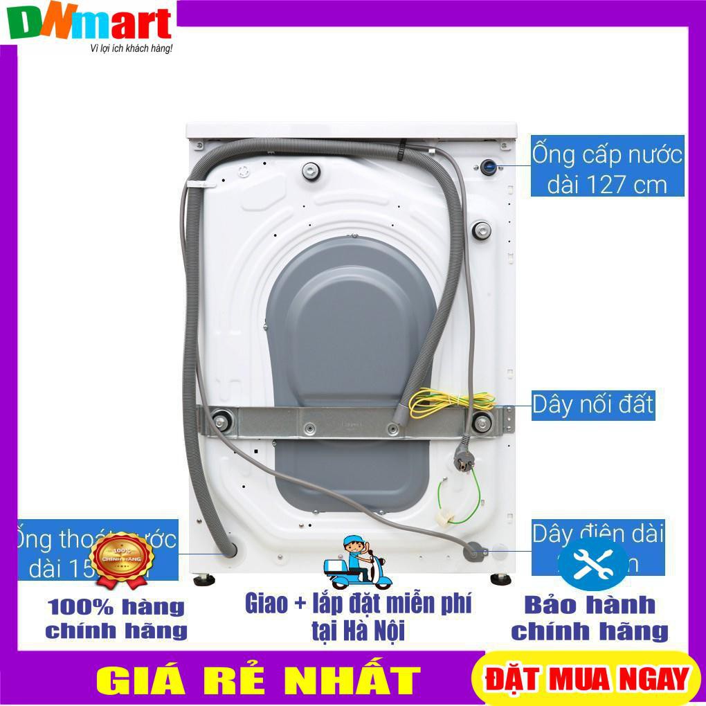 Máy giặt Aqua cửa ngang 8.5kg màu trắng AQD-D850E.W