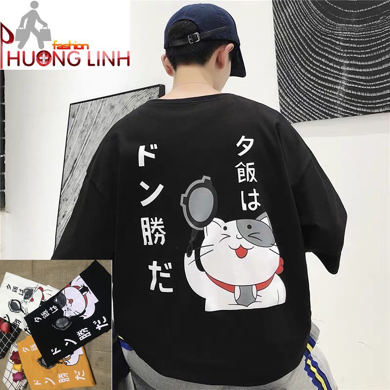 [Có video] Áo thun nam hình con mèo thần tài - Thời Trang Phương Ling - 17062020546 | BigBuy360 - bigbuy360.vn