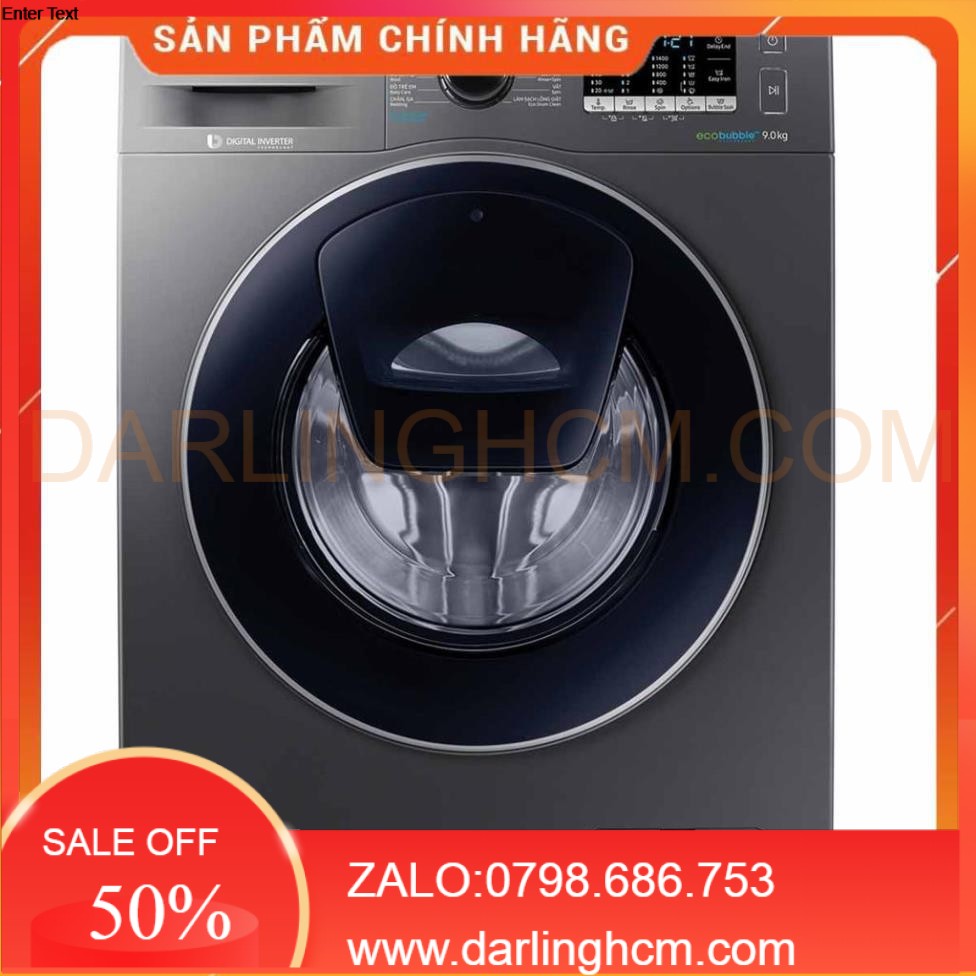 Máy giặt Samsung cửa ngang 9 kg màu bạc WW90K54E0UX/SV ( Chỉ giao khu vực HCM )