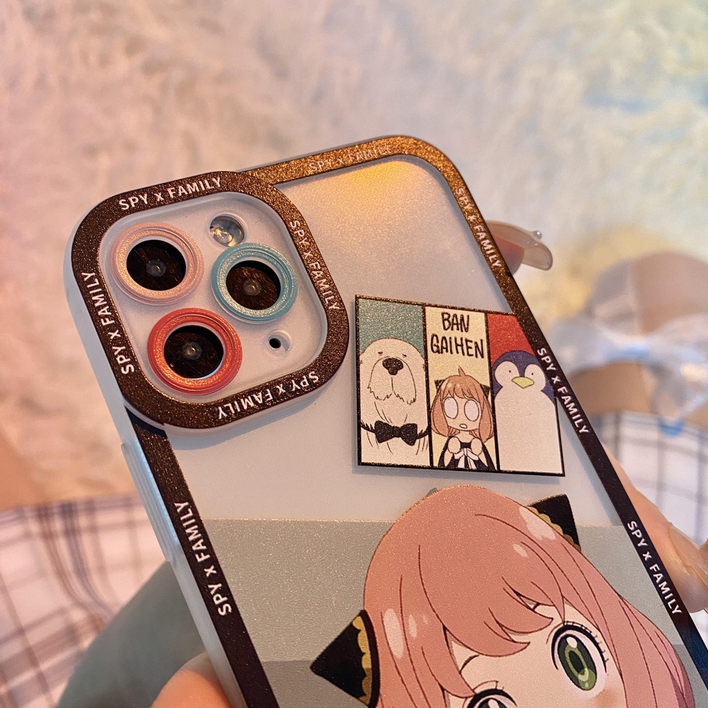 SPY×FAMILY Anya Forger Ốp Điện Thoại Mềm Họa Tiết Mắt Thiên Thần Cho iphone 14 MAX 11 13PRO 12MINI 7 8PLUS XS MAX 6SPLUS XR XS X SE2020 6