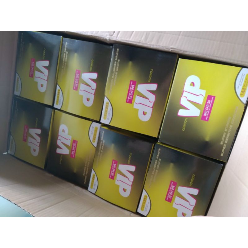 Hộp Lớn 144C Bao Cao Su Vip Giá Rẻ