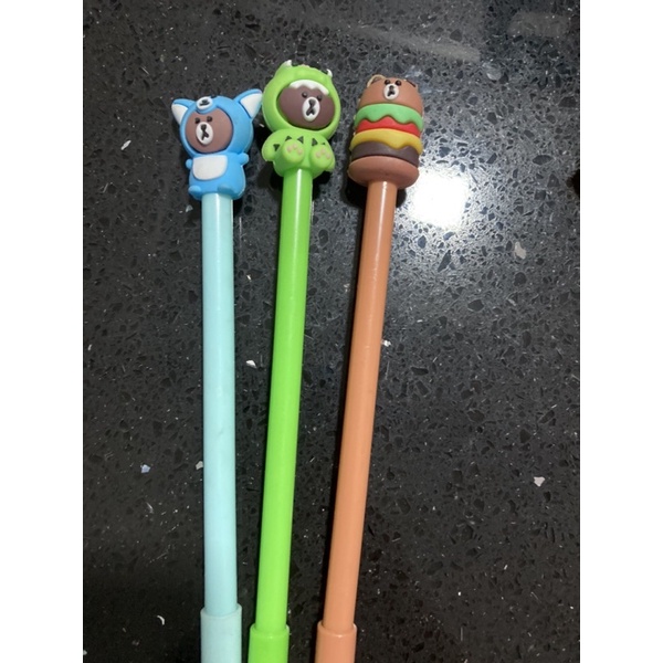 Bút mực, bút chì nhiều mẫu Gấu Thỏ Vịt Brown Cony Sally Line