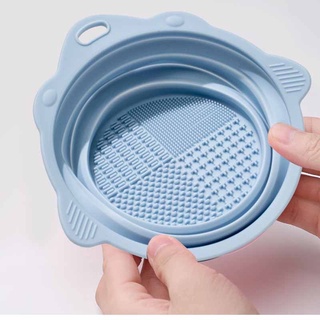 Dụng cụ rửa cọ trang điểm bông mút