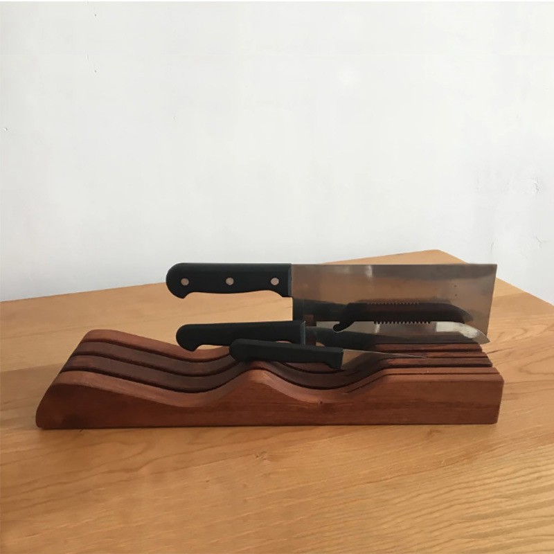 Thanh Gỗ Mun Giữ Khối Chuyên Dụng Cho Đầu Bếp