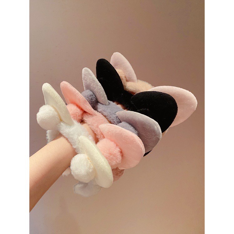 Băng đô cài tóc tai mèo nhồi bông