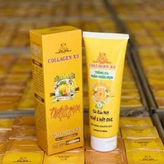 Sửa Rửa Mặt Collagen X3 - nghệ mật ong - mỹ phẩm Đông Anh-(CHÍNH HÃNG 100%)