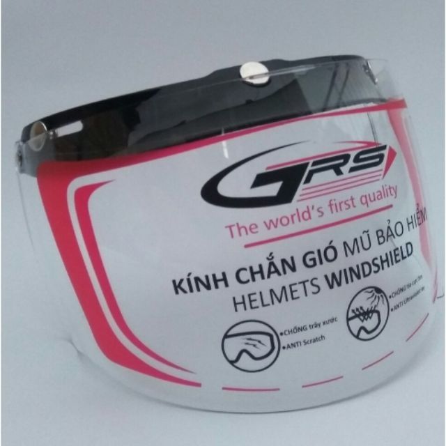 Kính Andes GRS gắn nón 3/4