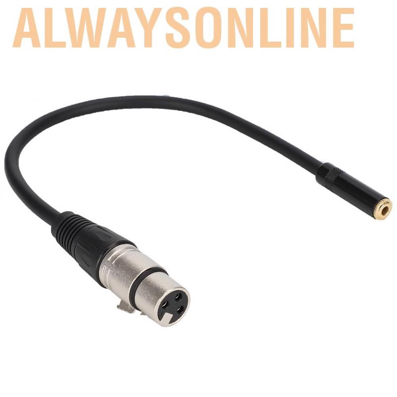 Cáp chuyển đổi âm thanh từ đầu cắm 3.5mm sang ổ XLR chuyên dụng