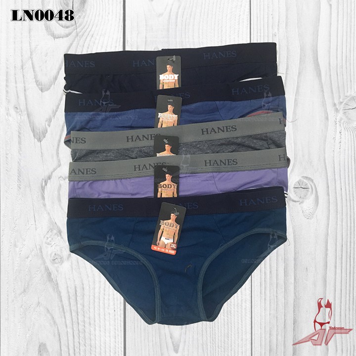 10 Quần lót nam HANES - Cotton - Bản nhỏ - LN0048x10