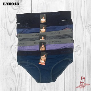 10 Quần lót nam HANES - Cotton - Bản nhỏ - LN0048x10