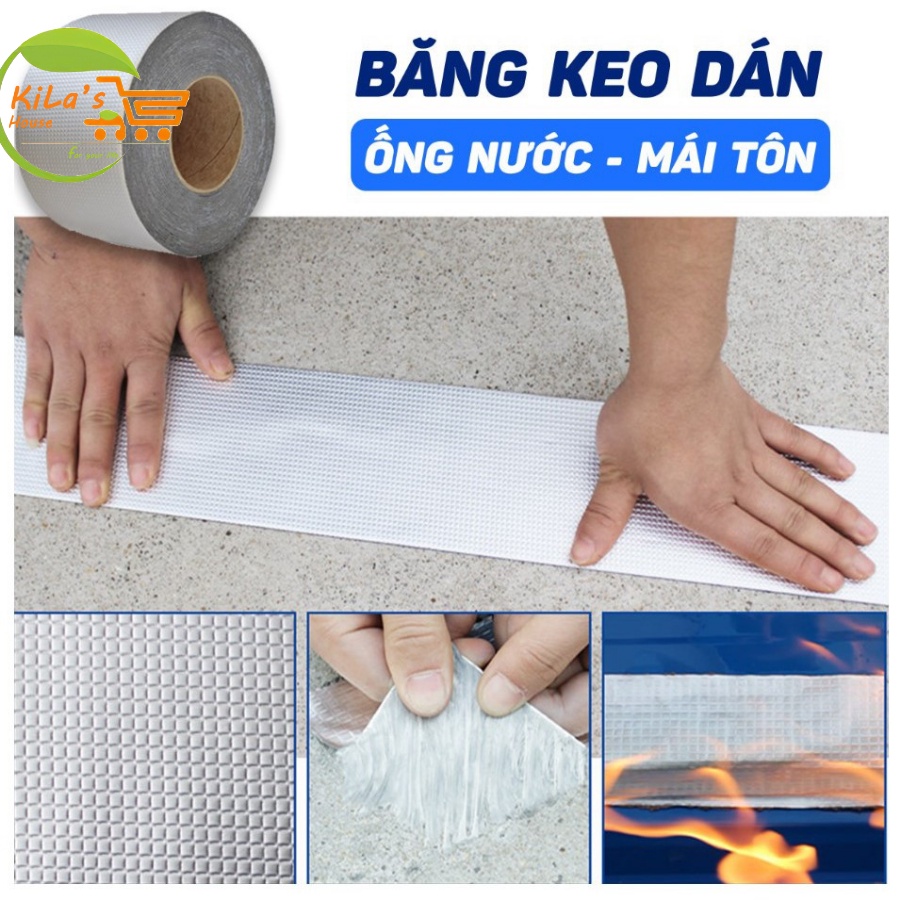 Băng Keo Chống Thấm - Băng Keo Siêu Dính , Chống Thấm Tốt Trên Mọi Bề Mặt - Tính Liên Kết Cực Cao