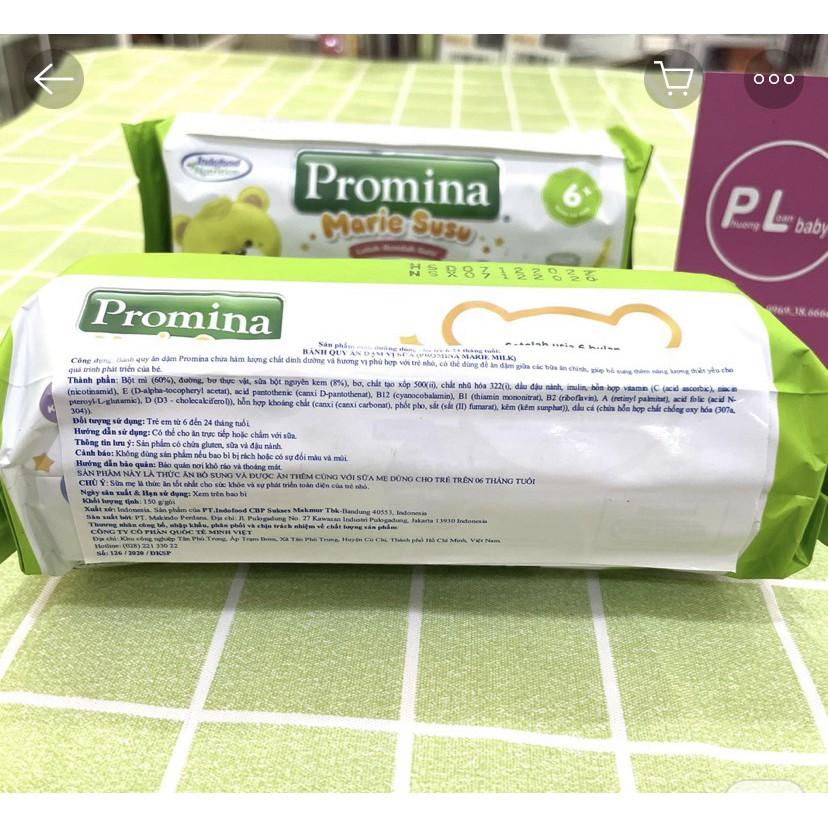 Bánh quy ăn dặm Promina Marie Susu vị sữa 150g bổ sung năng lượng cho bé từ 6M+