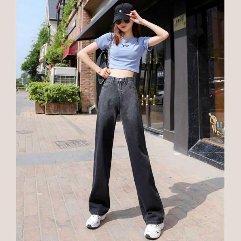 Quần Jean Bò Ống Rộng  Loang Đen Nữ Hottrend 2022, Hack dáng, Màu Siêu Đẹp,Chiến luôn | BigBuy360 - bigbuy360.vn