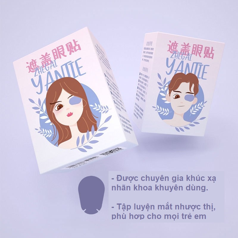 Miếng dán mắt điều trị nhược thị ( full hộp 20 miếng)