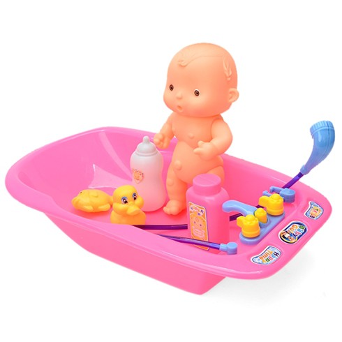 Bộ đồ chơi Bồn Tắm Búp Bê LONG THỦY hàng Việt Nam an toàn cho bé - LICLAC