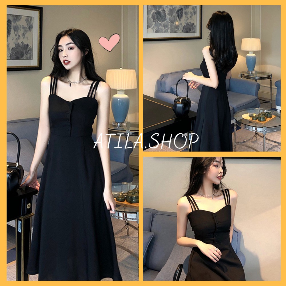 Váy nữ , váy hai dây dáng dài phong cách sexy quyến rũ ATILA.SHOP | BigBuy360 - bigbuy360.vn