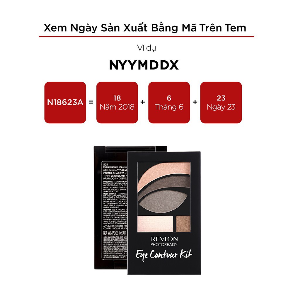 Phấn mắt chuyên nghiệp Revlon PhotoReady Eye Contour Kit 2.8g