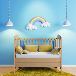Cầu vồng mini – Mô hình giấy trang trí 3D treo tường