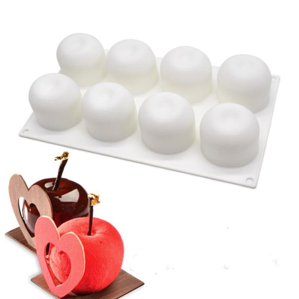 Apple Cake Silicone Mold 3D Cake Fondant Mold Portable Cake Decorating Tools