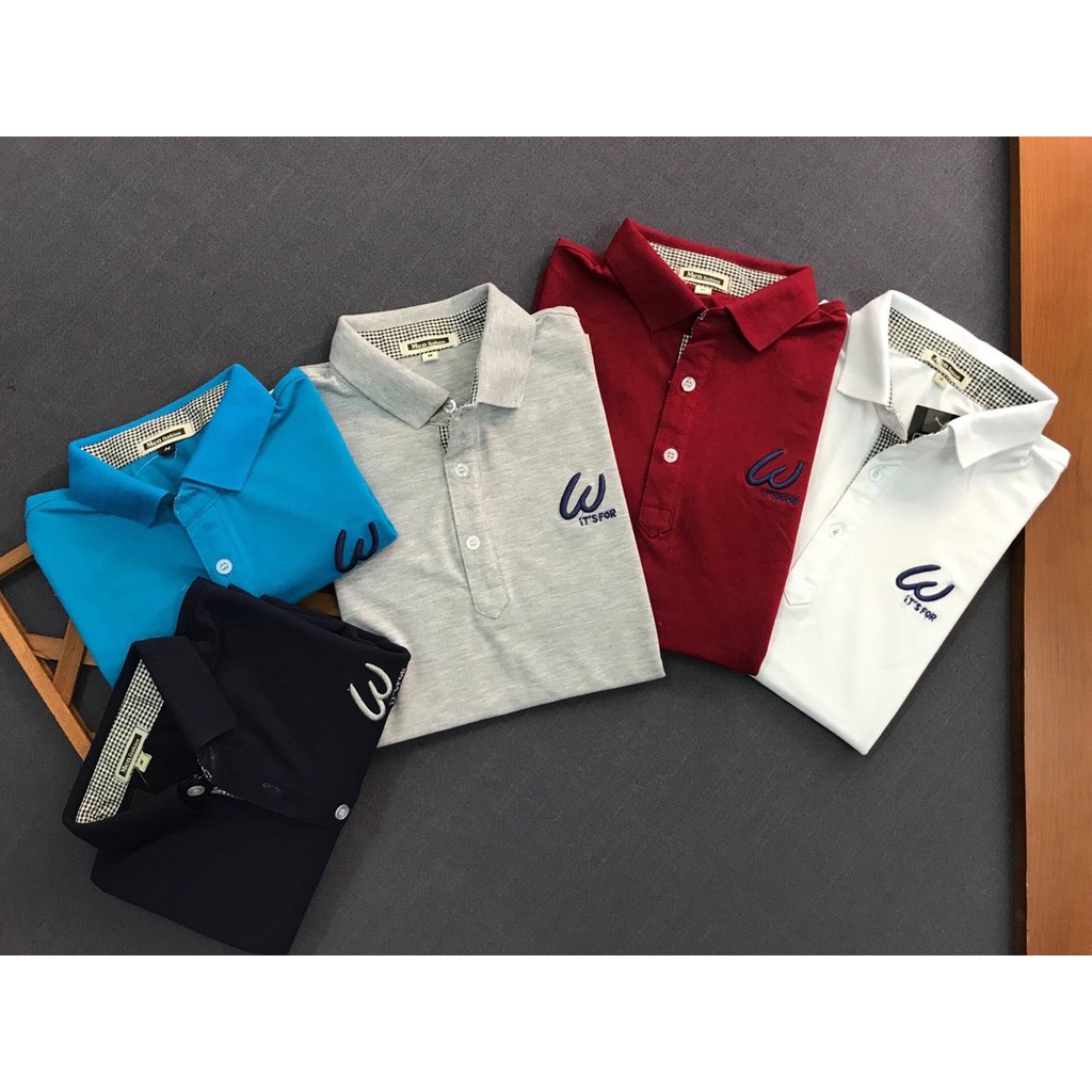 Áo thun polo cá sấu ngắn tay W cực đẹp RSP023 có size lớn big size xxl Riooshop | BigBuy360 - bigbuy360.vn