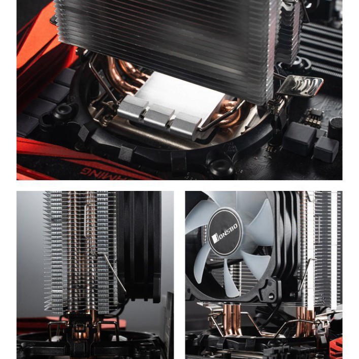 ▶️  Quạt tản nhiệt CPU Jonsbo CR1200 Led đảo màu tự động, quạt 9cm giá tốt