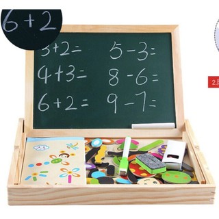 Bảng ghép 2 mặt nam châm cho bé