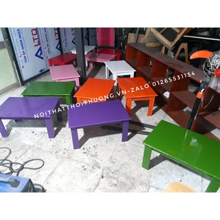 Bàn trà sữa bệt, bàn quán ăn vặt ngồi bệt giá rẻ