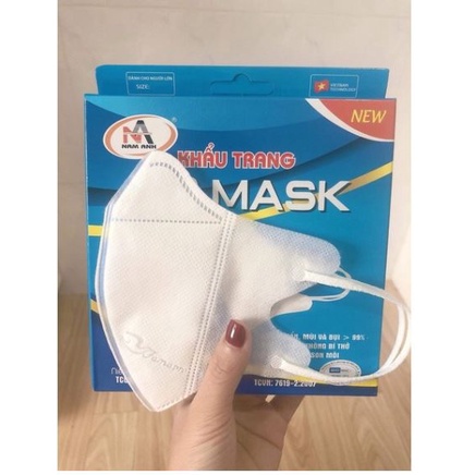 Combo hộp 10c Khẩu trang y tế kháng khuẩn 3 lớp Famapro 5D Mask quai thun