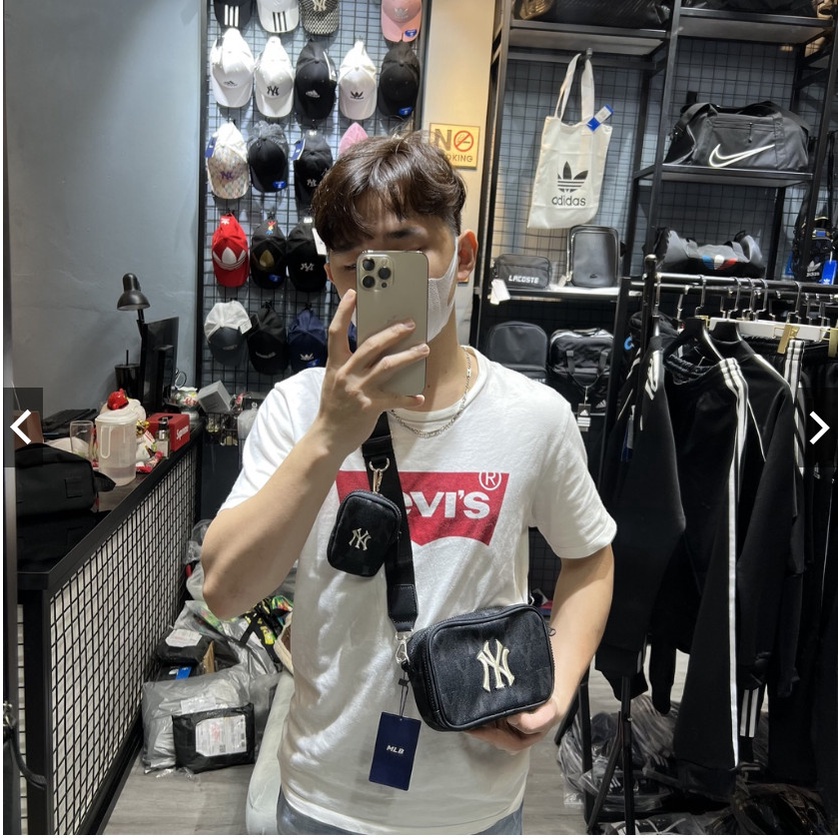 Túi đeo chéo nam nữ unisex MLB họa tiết thêu đẹp chuẩn hãng xuongmaytm