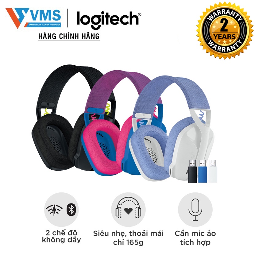 Tai nghe Logitech G435 LightSpeed Wireless loại bỏ cần mic và giảm tạp âm