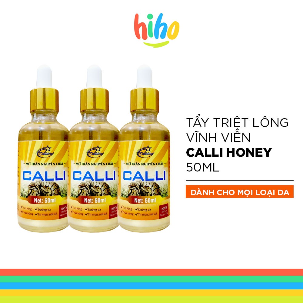 mỡ trăn triệt lông nguyên chất an lành Calli Honey, mỡ trăn tươi tẩy lông vĩnh viễn 50ml - MTC | BigBuy360 - bigbuy360.vn
