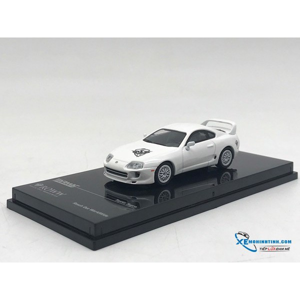 Xe Mô Hình Toyota Supra Roww Reach Out Worl Wine 1:64 Tarmac Work ( Trắng )