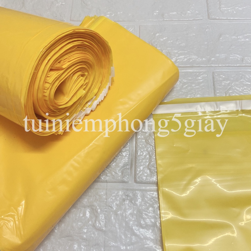 [1Kg–Màu vàng-Đủ size] Túi gói hàng niêm phong tự dính - túi đóng hàng chuyển phát nhanh có sẵn keo dính – 5 GIÂY