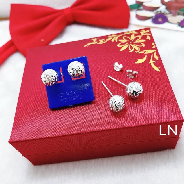 KHUYÊN TAI BI PHAY DOIR SANG CHẢNH- TRANG SỨC BẠC