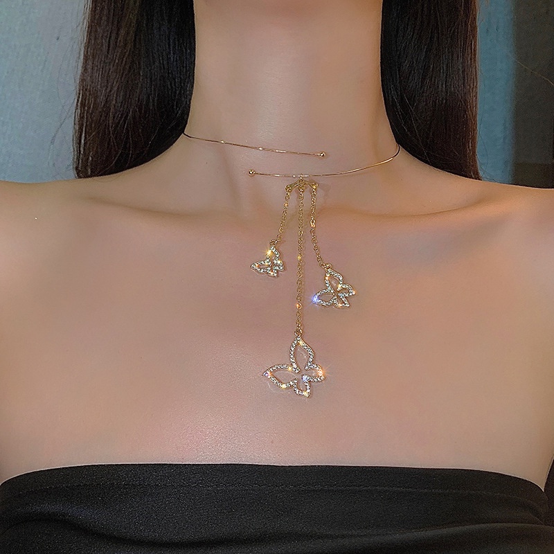 Khuyên Tai Hình Bướm Đính Đá Cao Cấp Sang Trọng