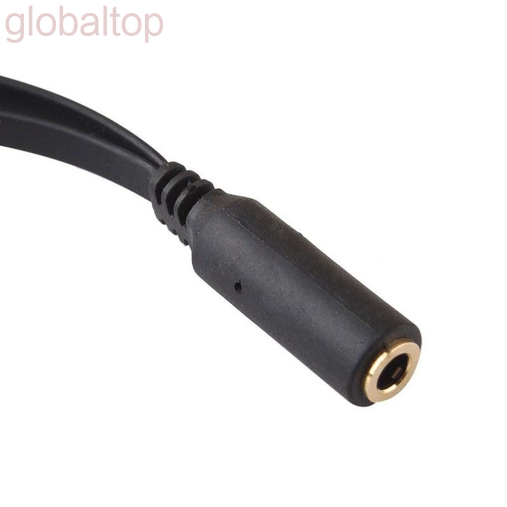Cáp Chuyển Đổi Âm Thanh Chữ Y Từ Giắc Cắm 3.5mm Sang 2 Đầu Cắm 1 Lỗ Cắm