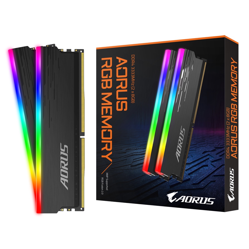 Ram GIGABYTE AORUS RGB Memory DDR4 16GB  3333MHz  - Hàng Chính Hãng BH36T Viễn Sơn