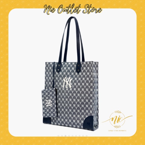 Túi MLB ▫️Chính hãng▫️Túi monogram jacquard shopper bag