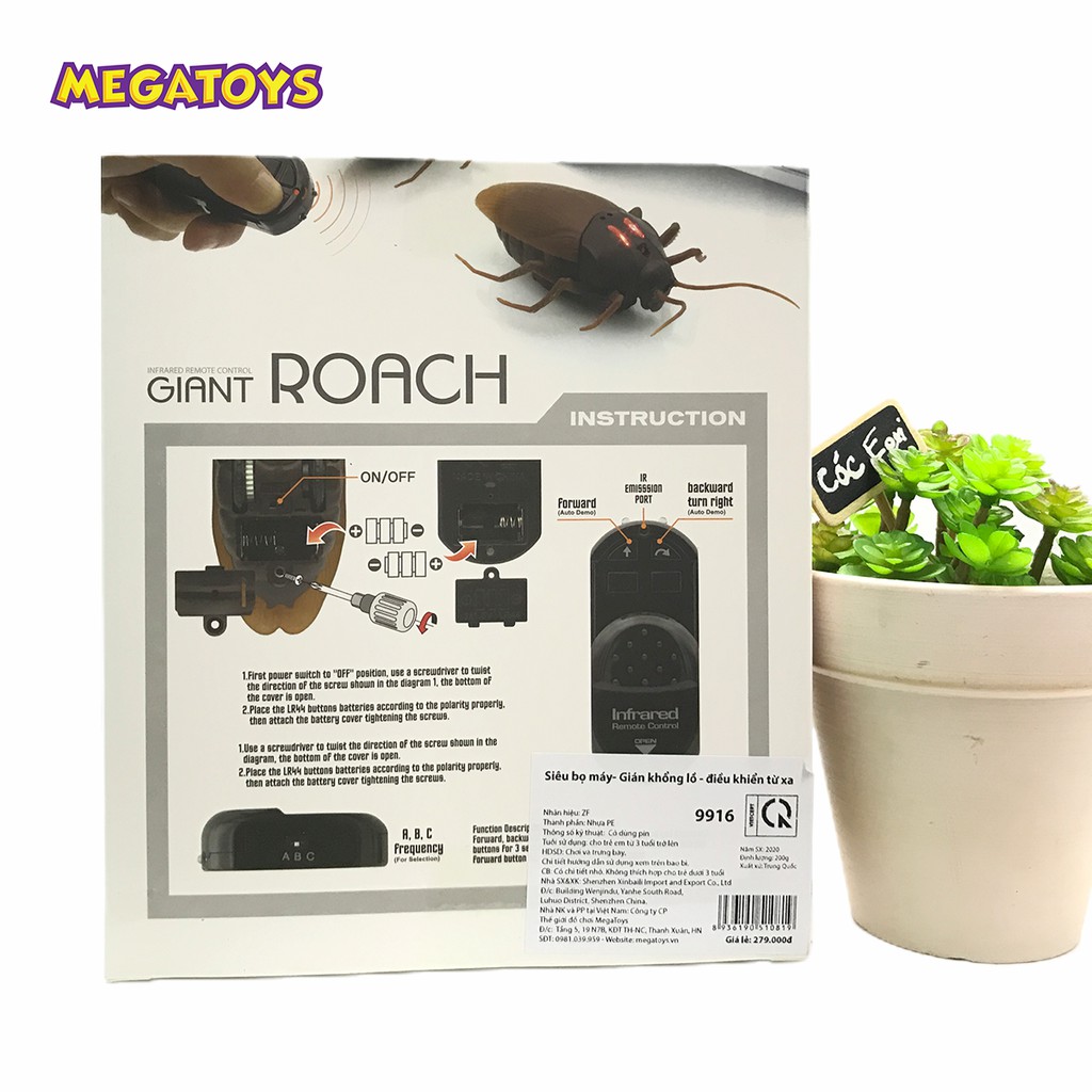 Đồ Chơi Gián Điều Khiển Từ Xa ZF - Siêu Bọ Máy - 9916