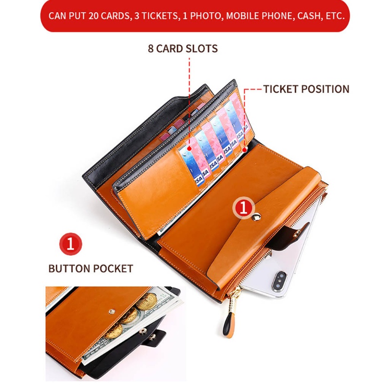 Youyo Ví Da Đựng Thẻ Tín Dụng Du Lịch Tối Giản Có Khóa Kéo Cho Nam Và Nữ