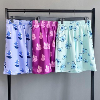 Quần short cartoon BT21 BTS perry unisex