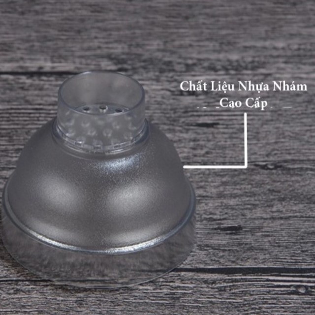 Bình lắc Shaker pha chế nhựa vạch đen 350ml - 500ml - 700ml - 1000ml - Núm đậy nắp bình lắc