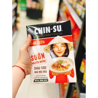 Cháo sườn chinsu có miếng sườn thật 300g