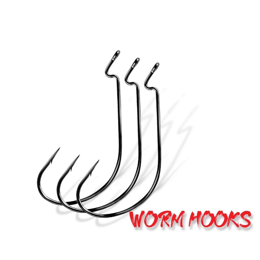 VANES1 Set 50 Móc Câu Cá Bằng Thép Carbon Siêu Mềm