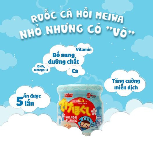 Ruốc cá hồi Meiwa 50gr