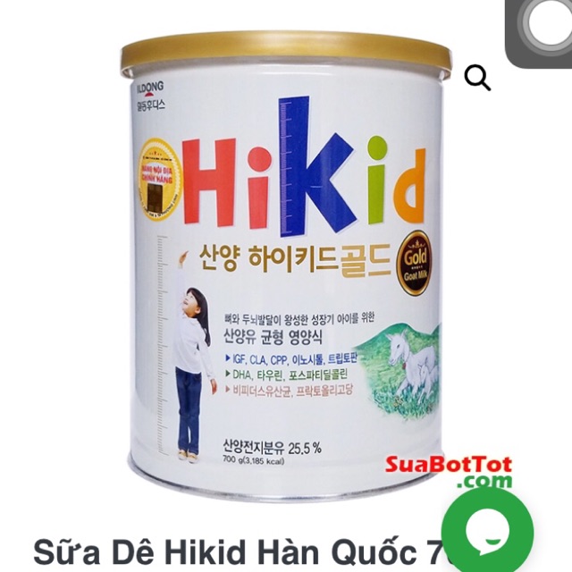 Sữa dê Hikid