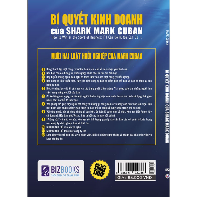 Sách - Bí quyết kinh doanh của Shark Mark Cuban